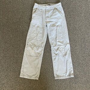BDG Light Gray Cargo Pants for Men